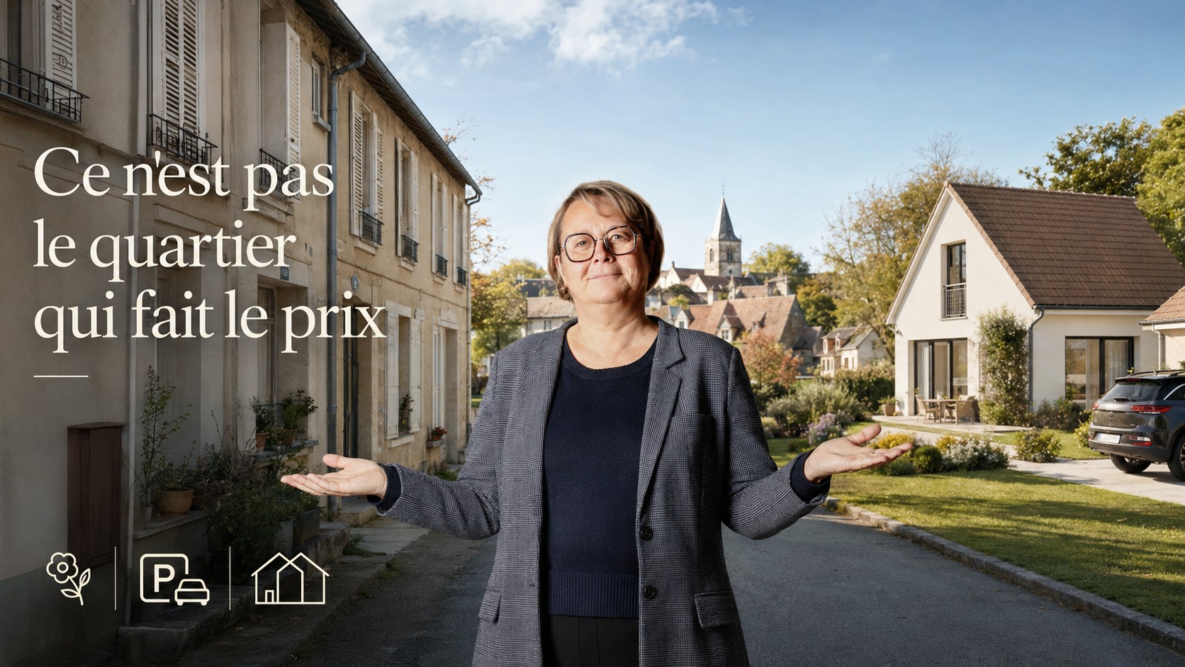 Ce n'est pas le quartier qui fait le prix — maison en cour commune et pavillon avec jardin à Montigny-Lencoup